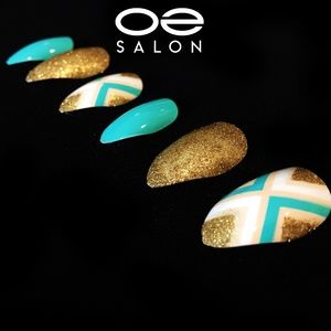 O2 Salon 5435 Fake False Nails(48 pcs/2 set)